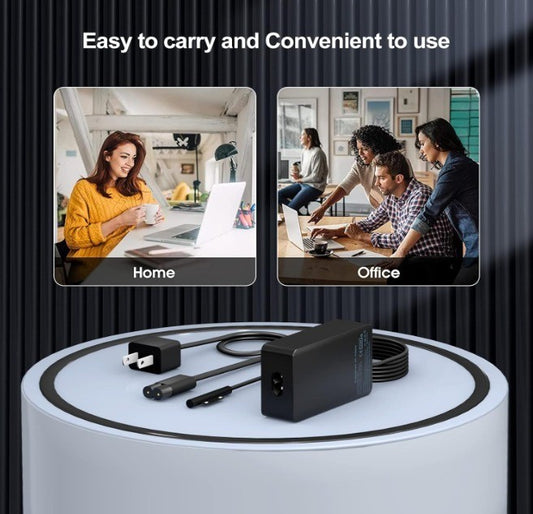 "Surface Pro Charger 65W, Surface Laptop Charger Compatible with Microsoft Surfa