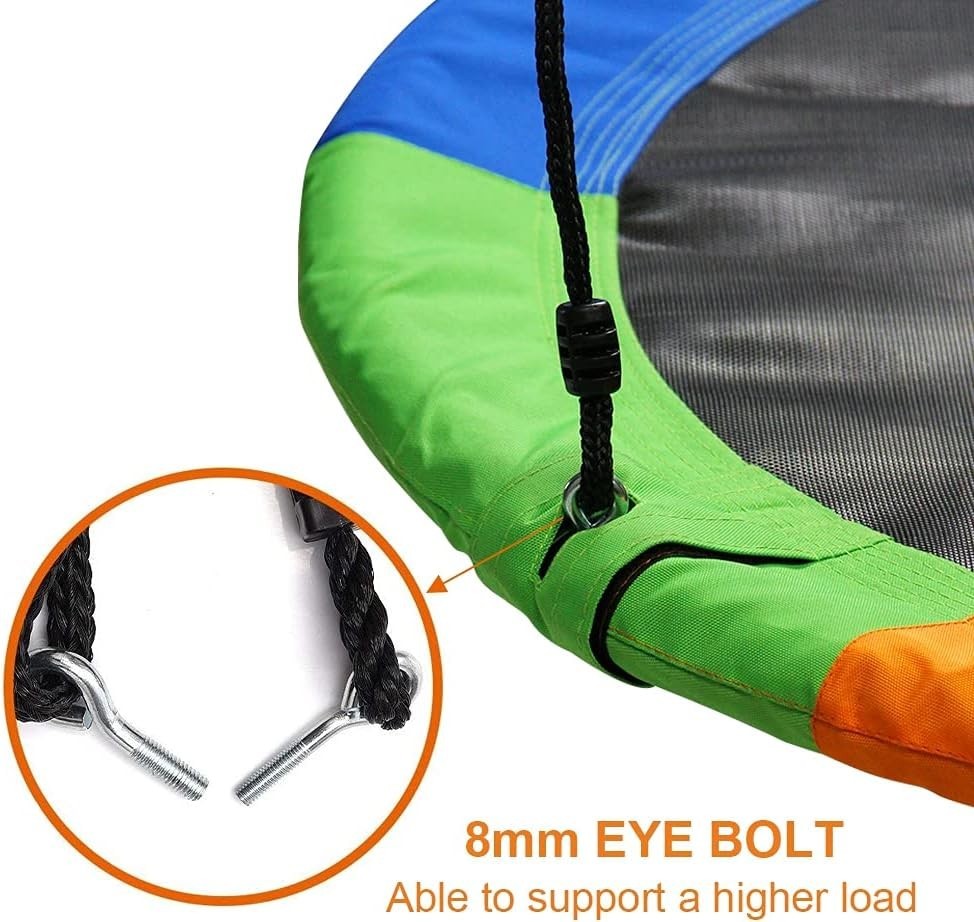 40 Inch Saucer Tree Swing, Large Rope Swing with Children Swing -Open-Box