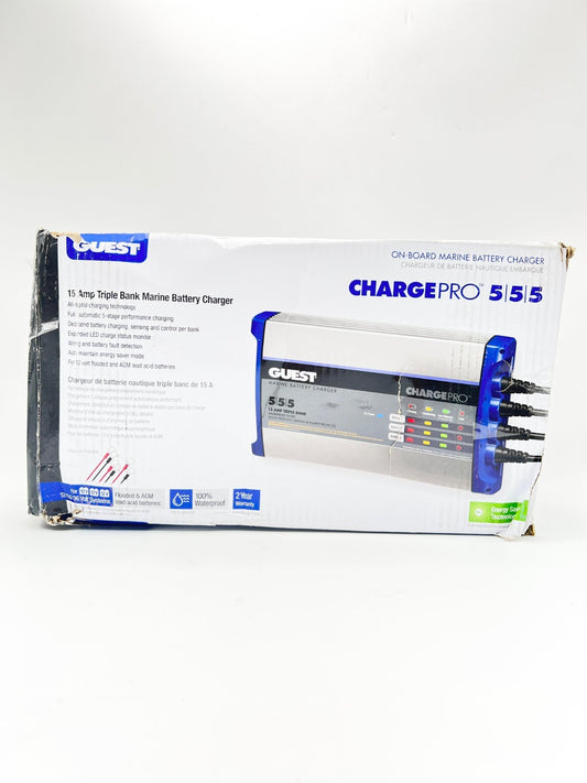 Guest 2713A Guest On-Board Battery Charger 15A / 12V; 3 Bank; 120V Input