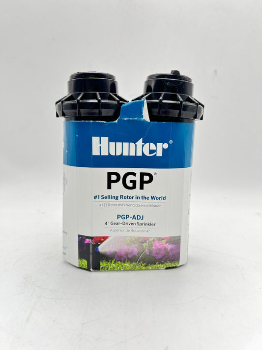 2 PACK Hunter PGP-ADJ 4" Gear Driven Rotor Adjustable Sprinkler 22-39' Head