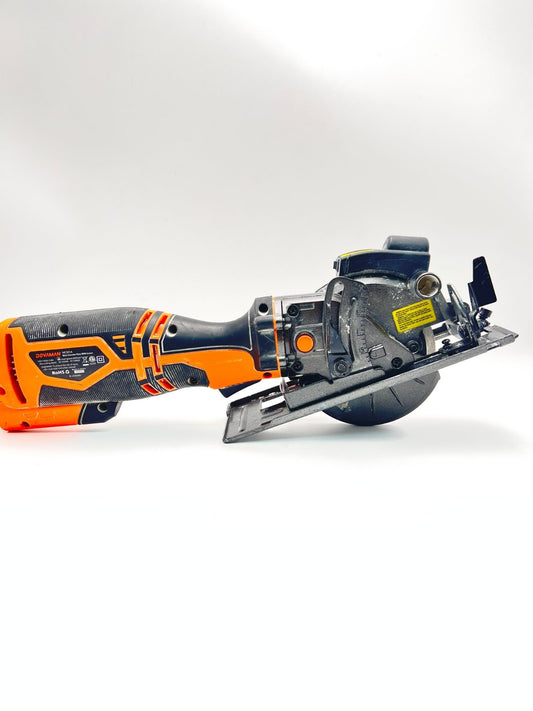 DOVAMAN Circular Saw, 5.8A 4-1/2" Circular Saw w/Laser, Metal Auxiliary Handle