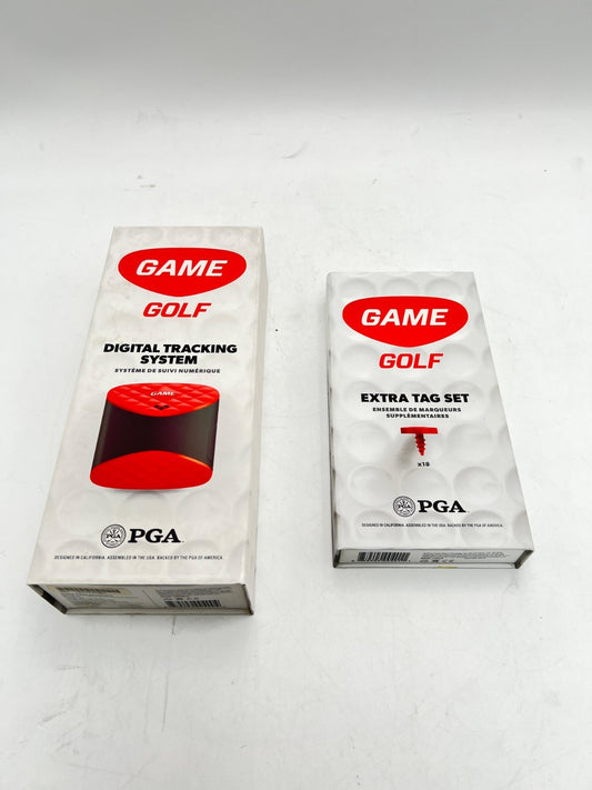 GAME GOLF DIGITAL TRACKING SYSRTEM & EXTRA TAG SET