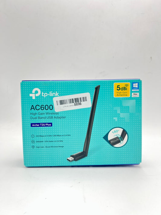 TP-Link AC600 T2U Plus High Gain Wireless Dual Band USB Adapter 433Mbps on 5GHz