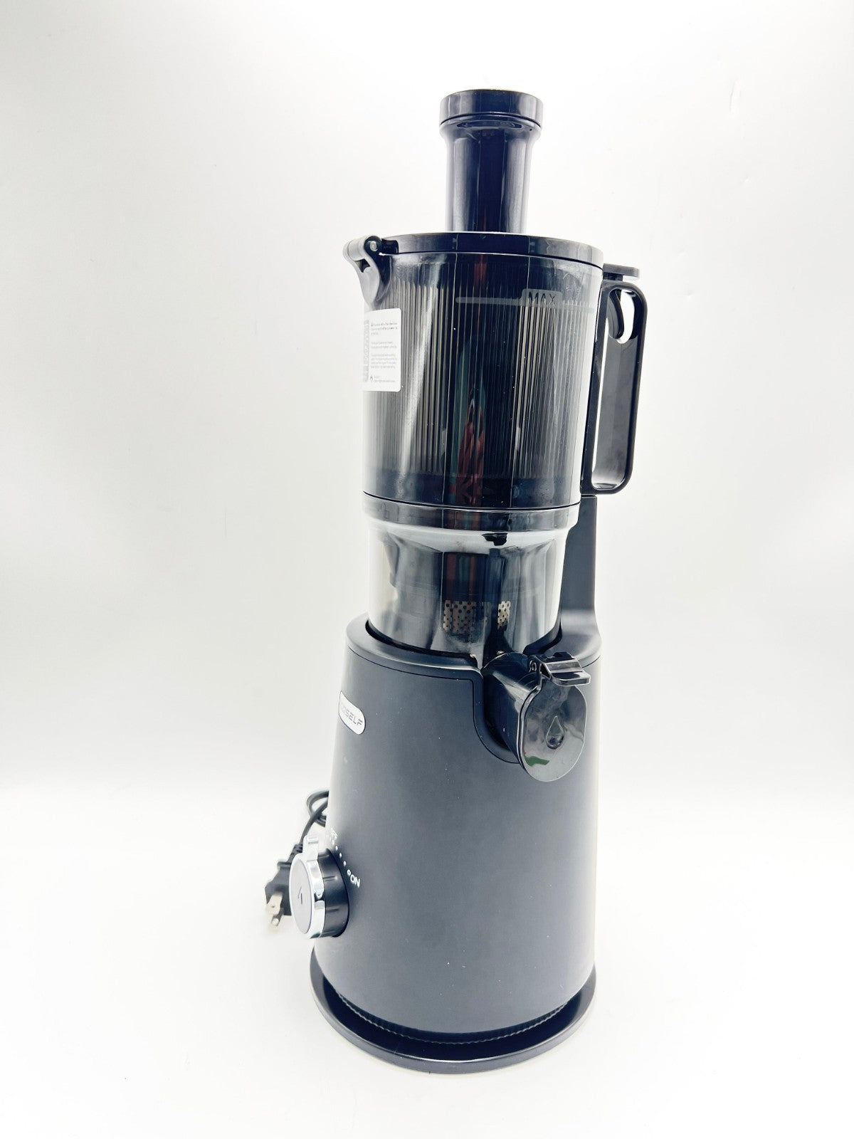 Ecoself 200 Watts Cold Press Big Mouth Slow Juicer Model SJ050-C - Black