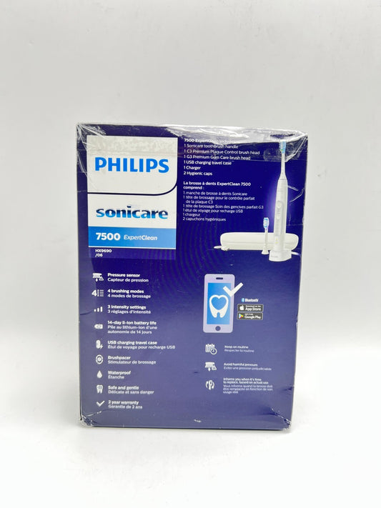 Philips ExpertClean 7500 white Rechargeable Electric Toothbrush - (HX9690/05)