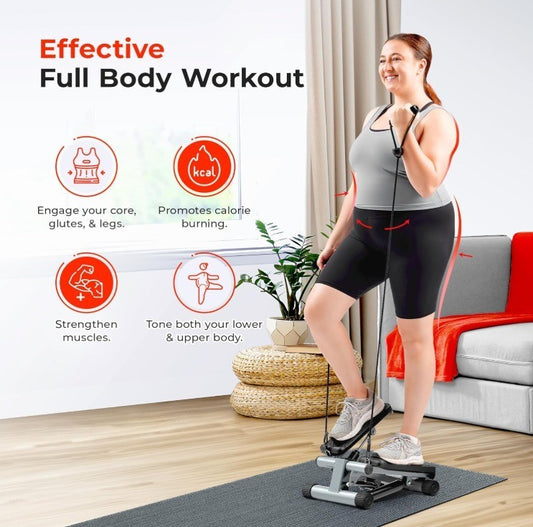 Sunny Health & Fitness Mini Stepper for Exercise at Home, Stair Step Workout Mac