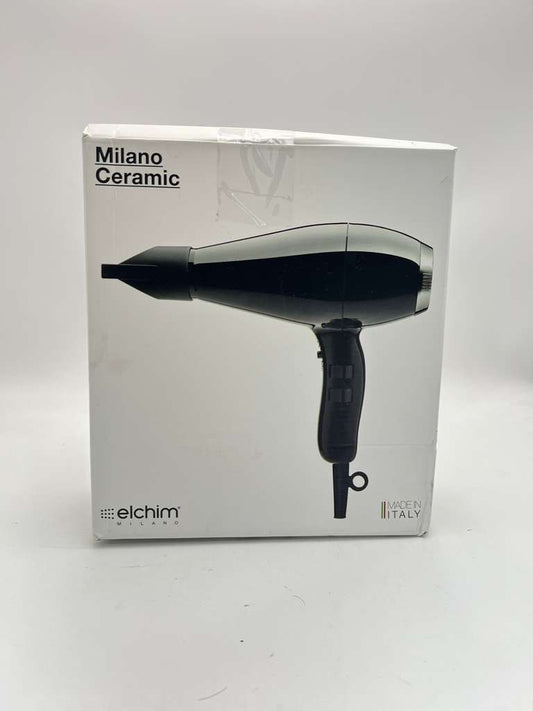 Milano Ceramic Hair Dryer - Black-Silver by Elchim for Unisex - 1 Pc Hair Dryer