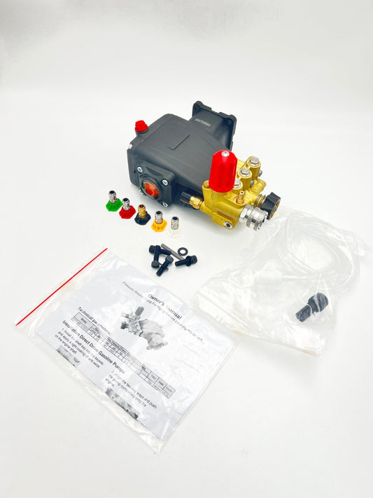 YAMATIC Horizontal Triplex Pressure Washer Pump 3/4" Shaft 2800-3700 PSI @ 2.5 G