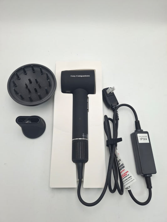 Cosy Companions High Speed Hair Dryer, 150000RPM Brushless Motor, ZCY883, Black