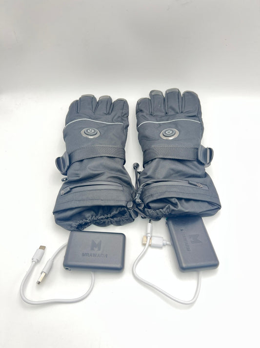 MRAWARM Heated Gloves - 5V Rechargeable, Waterproof, Non-Slip Electric Heating G