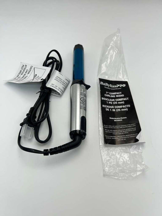 Babyliss Pro Nano Titanium 1 Inch Curling Wand Iron Dual Voltage For Travel