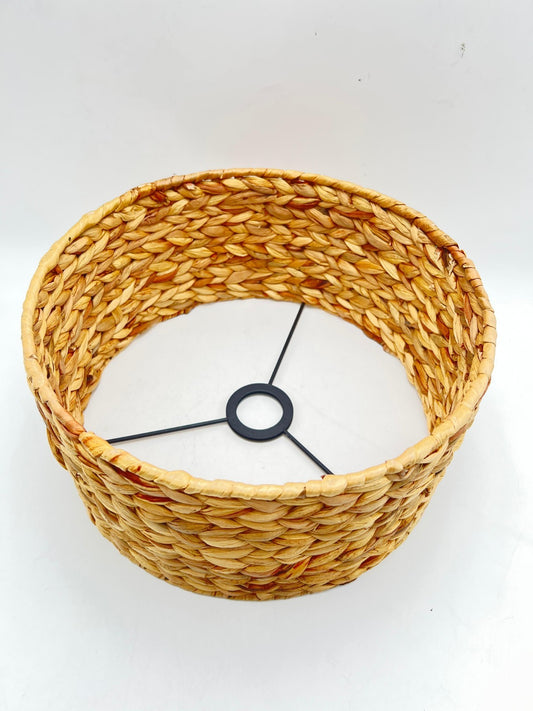 Floor Lamp for Living Room Bedroom Farmhouse Arc Rattan Boho Standing Lamp with