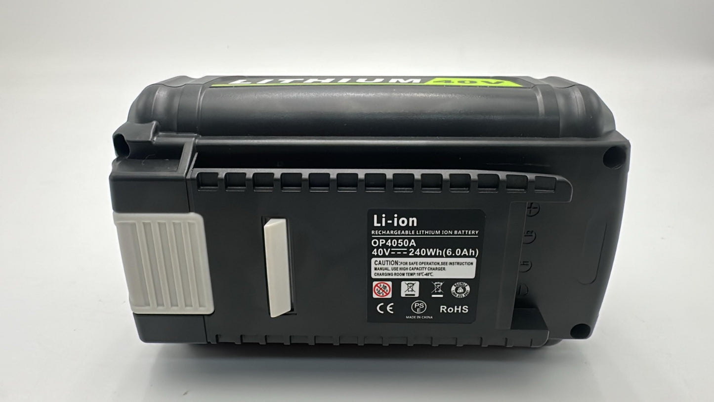 OP4050A 40 Volt 6.0Ah Battery High Capacity Lithium Ion Cordless/O New Open Box