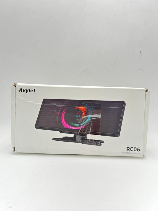 Avylet Wireless Apple Carplay Screen, Android Auto, with 4K Dash Cam,1080P Rear