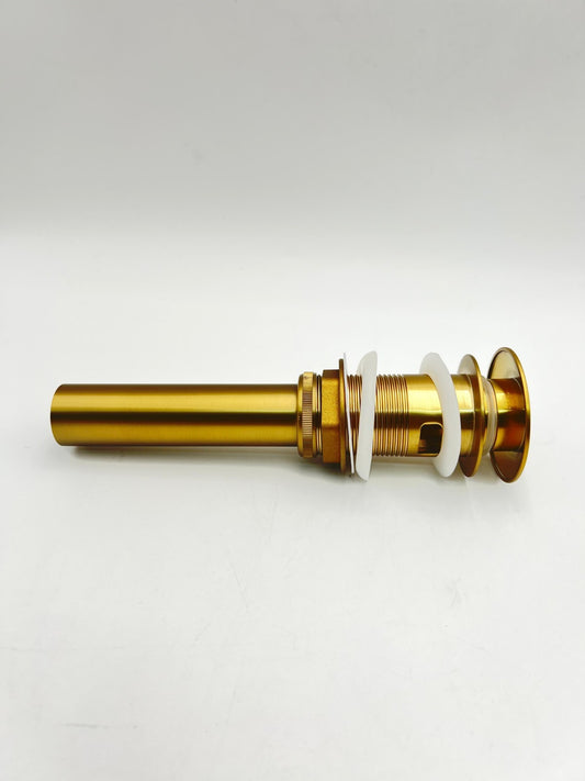 KES Vessel Sink Drain Pop Up Drain with Overflow Bathroom Stopper Assembly Brus