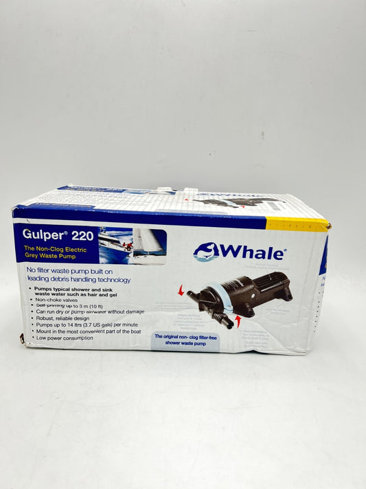 Gulper 220 Graywater Pump-Manages Gray Waste in Boats & RV-3.5 GPM Flow