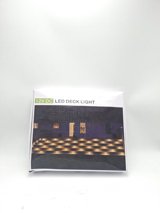GEYUEYA Home RGB Decking Lights Kit, 30MM 12V 0.5W Bluetooth APP