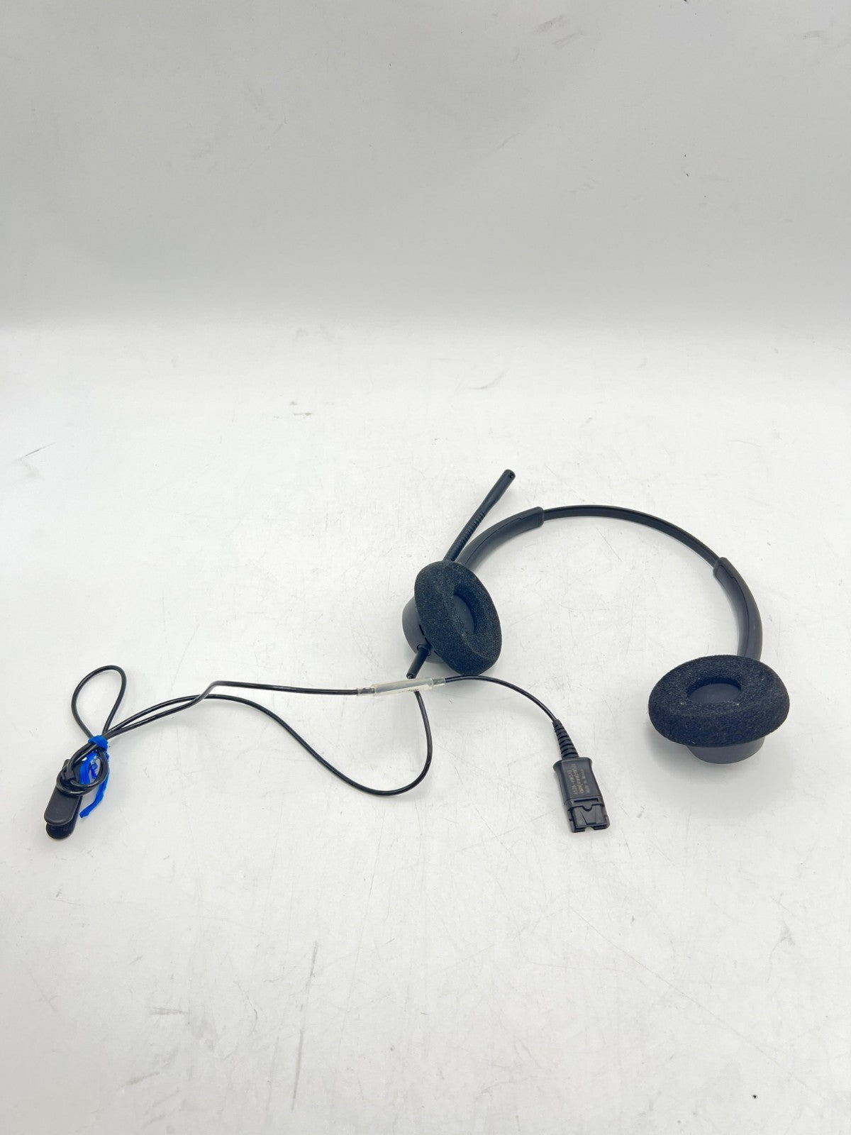 Phone Headset with Noise Cancelling Mic, Corded RJ9 Telephone Headset Compatible