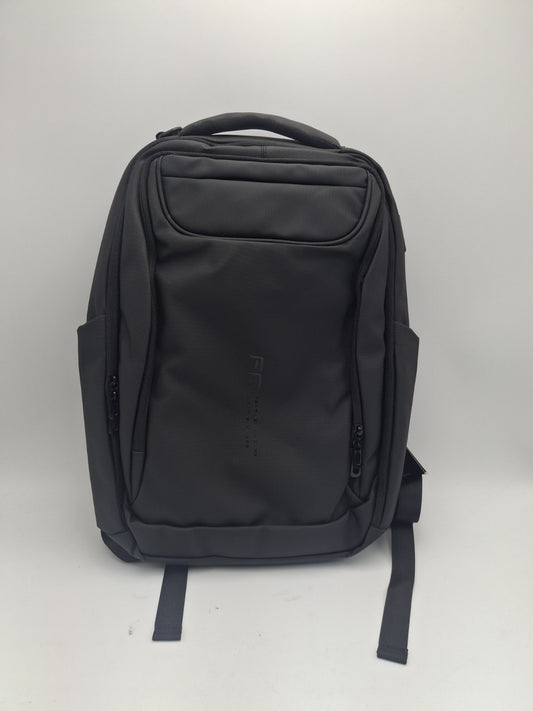 FR Business Backpack for Men,Water Resistant Tech Backpack with Charger,Black
