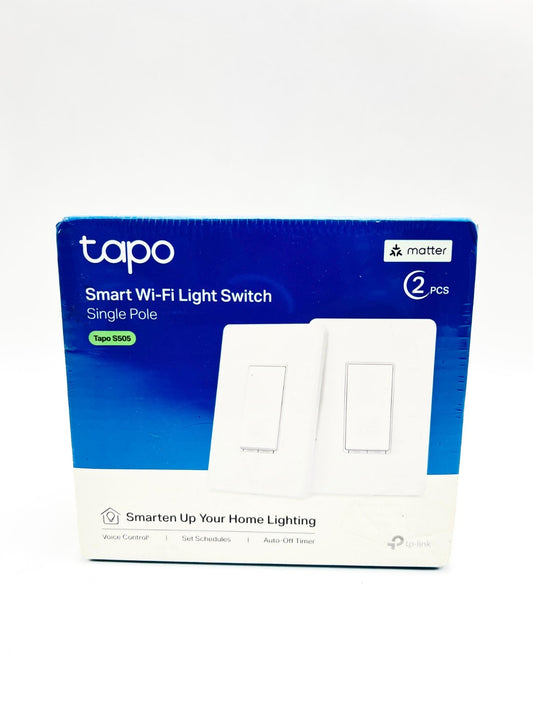 TP-Link Tapo Matter Smart Light Switch: Voice Control w/Siri, Alexa & 2-Pack