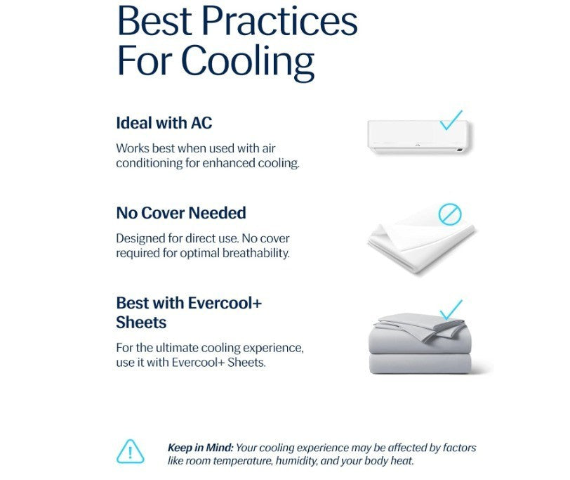 REST® Evercool® Cooling Comforter, Full/Queen, Blanket for Hot Sleepers, All Se
