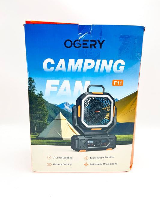 OGERY 2025 Upgraded Camping Fan, Portable Rechargeable Fan with 20000mAh Battery