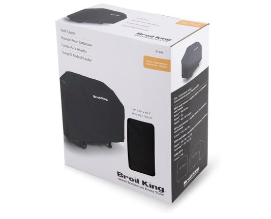 Broil King 67488 Grill Cover, 64in X 23in X 45.5in, Black