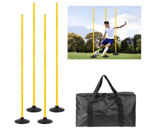 5 FT Agility Training Poles for Soccer/Dog/Horse,Adjustable Football Basketball