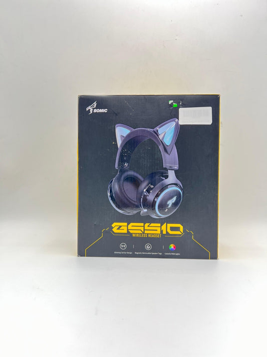 SOMiC GS510 Cat Ear Headset Wireless Gaming Headphones for PS5/ PS4/ Black