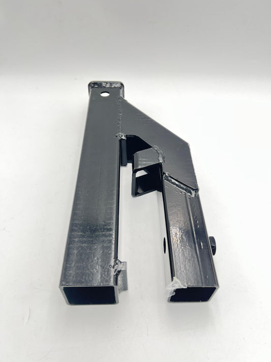 Clamp On Trailer Hitch Receiver 2" Ball Mount Adapter for Forklift Bucket, Tract