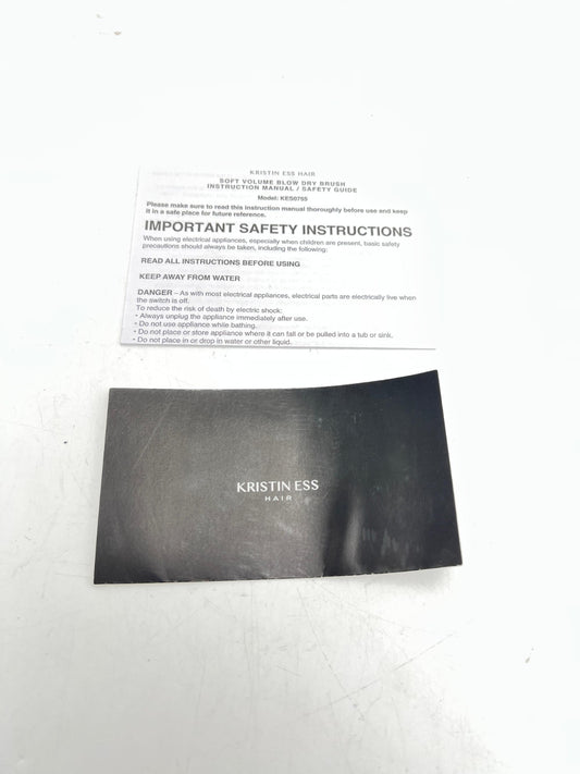 KRISTIN ESS HAIR VOLUMIZING BLOW DRYER BRUSH BLOWOUT HAIR STRAIGHTENING BRUSH