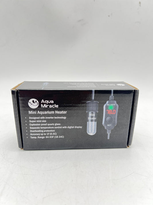 Aquamiracle Adjustable 10W Betta Heater Small Aquarium Heater Submersible Fish T