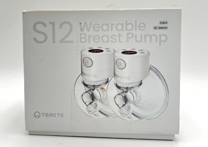 TSRETE Breast Pump, Double Wearable Breast Pump, Electric Hands-Free Breast Pump