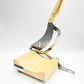 CGOLDENWALL 2 Blades Chinese Medicine Slicer Manual Radiused Biltong Slicer,