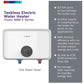 Bosch Thermotechnology Tronic 4000 C Electric Tankless Water Heater | White-Used