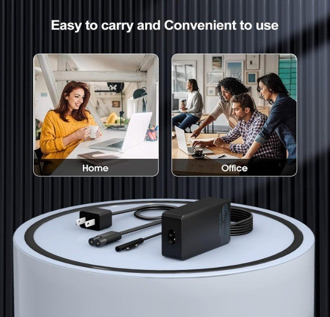 "Surface Pro Charger 65W, Surface Laptop Charger Compatible with Microsoft Surfa