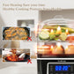 2 Tiers Electric Food Steamer for Cooking, 4 QT Digital Multi Vegetable