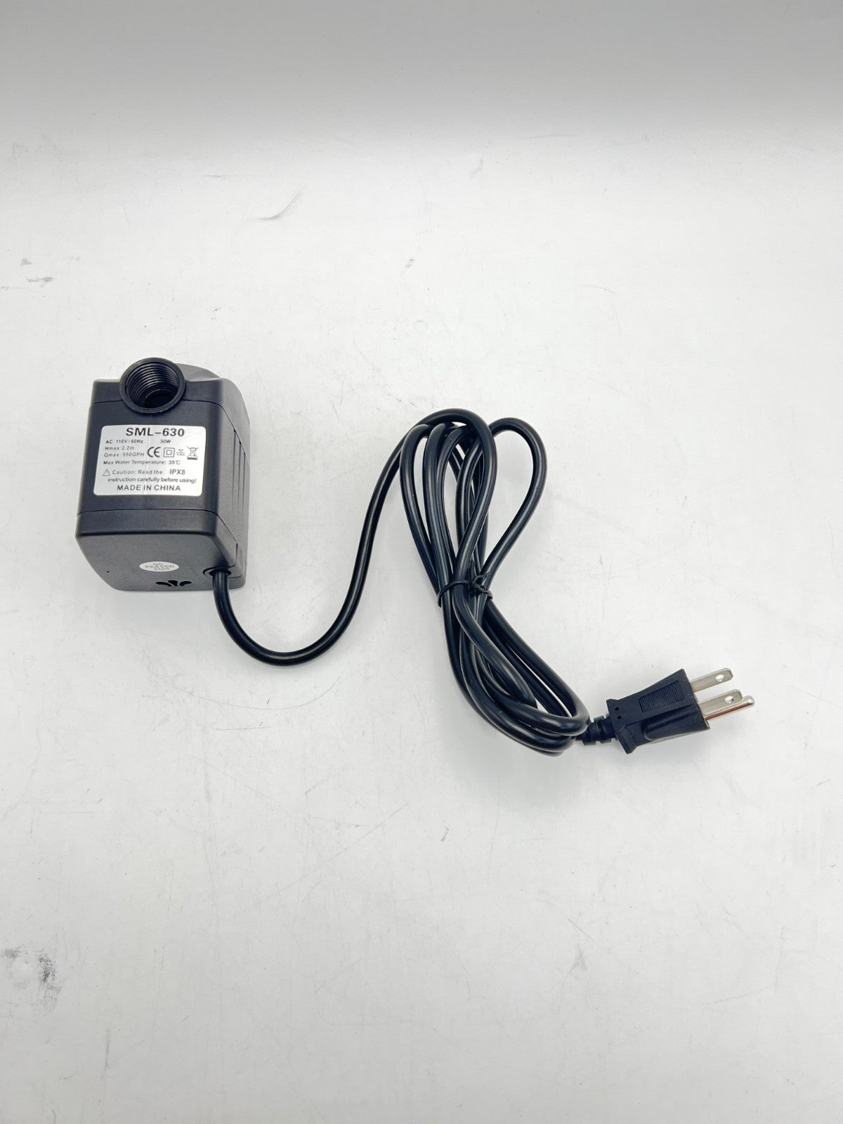 GROWNEER 550GPH Submersible Pump 30W Fountain Water Pump, 2000L/H, with 7.2Ft Hi
