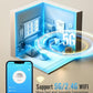 oneisall Automatic Cat Feeder with 5G WiFi, Automatic Cat Food Dispenser for 2 C
