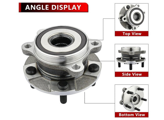 513258 (Pair) Front Wheel Bearing Hub Assembly for Scion TC 2011-2016, for Toyot