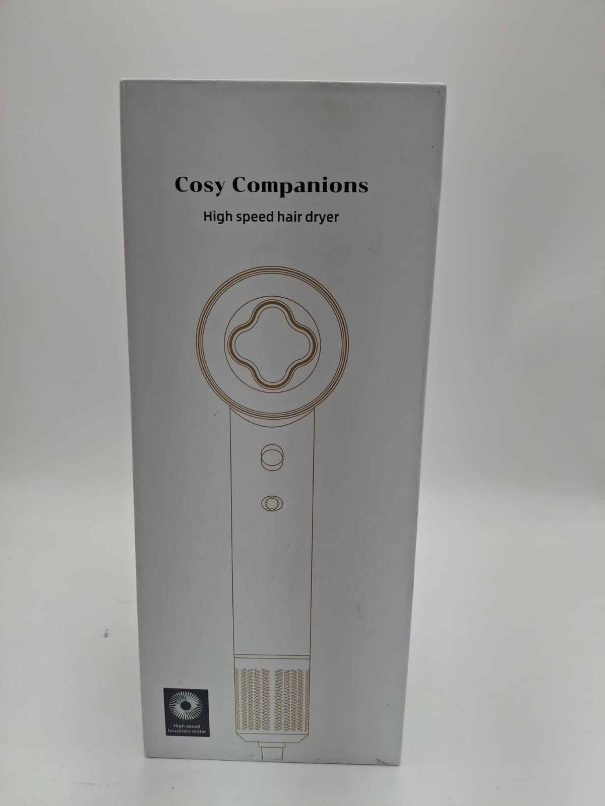 Cosy Companions High Speed Hair Dryer, 150000RPM Brushless Motor, ZCY883, Black