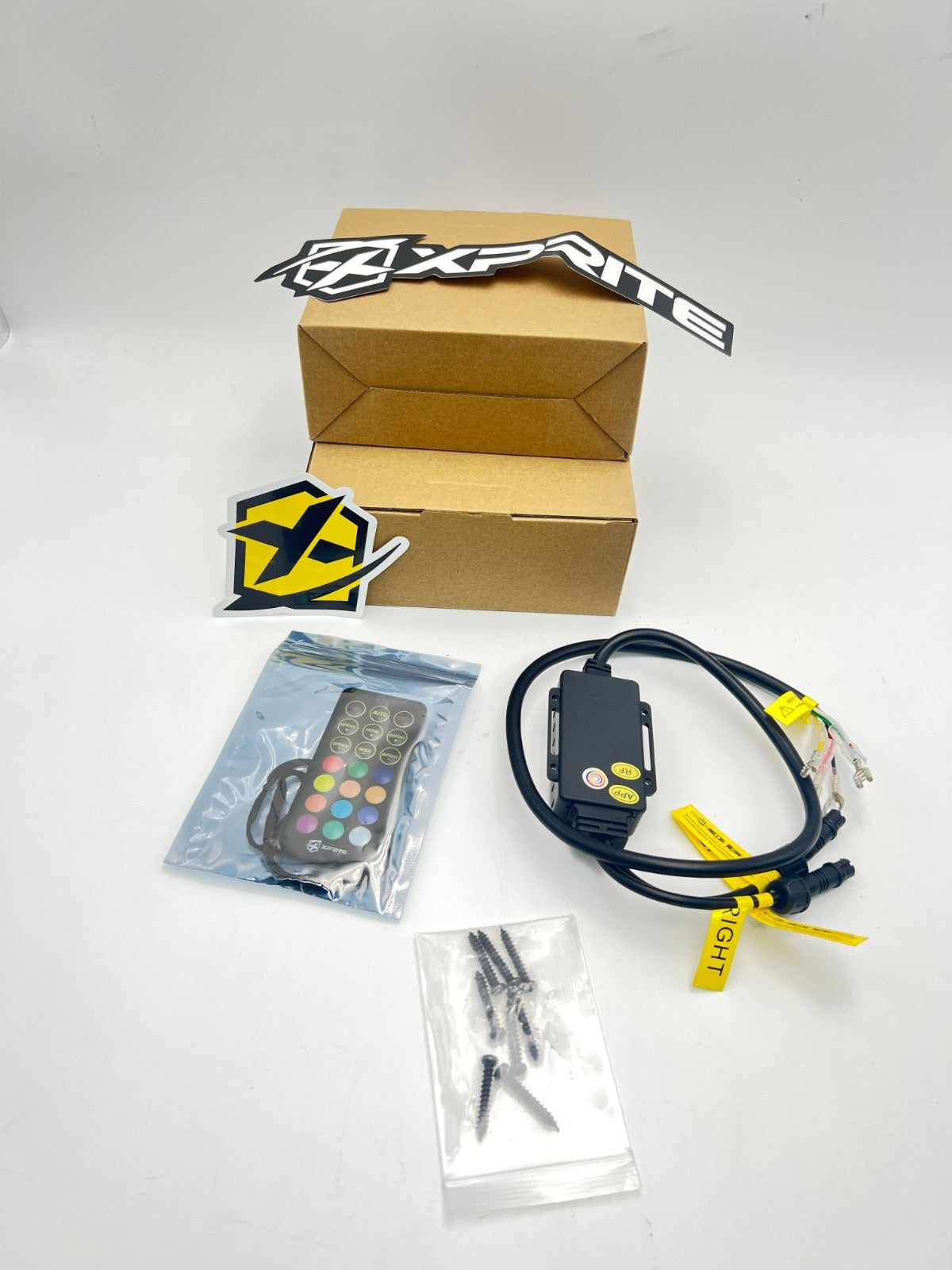 8 Pods RGB LED Rock Lights Underbody Neon lighting Kit w/ IR Remote ATV UTV