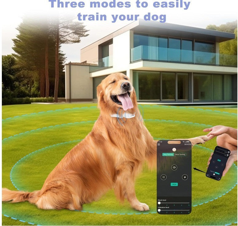 E-FENCE 3-in-1 GPS Dog Tracker/Training Collar/Electronic Fence Wireless Electri