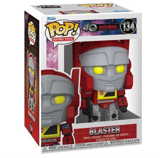Funko Pop Retro Toys: Transformers: Generation 1-40th Anniversary, Blaster