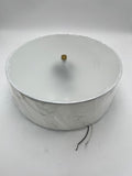Modern LED Brass Ceiling Light Fixture Dimmable 3000K-5500K Semi-Flush Mount