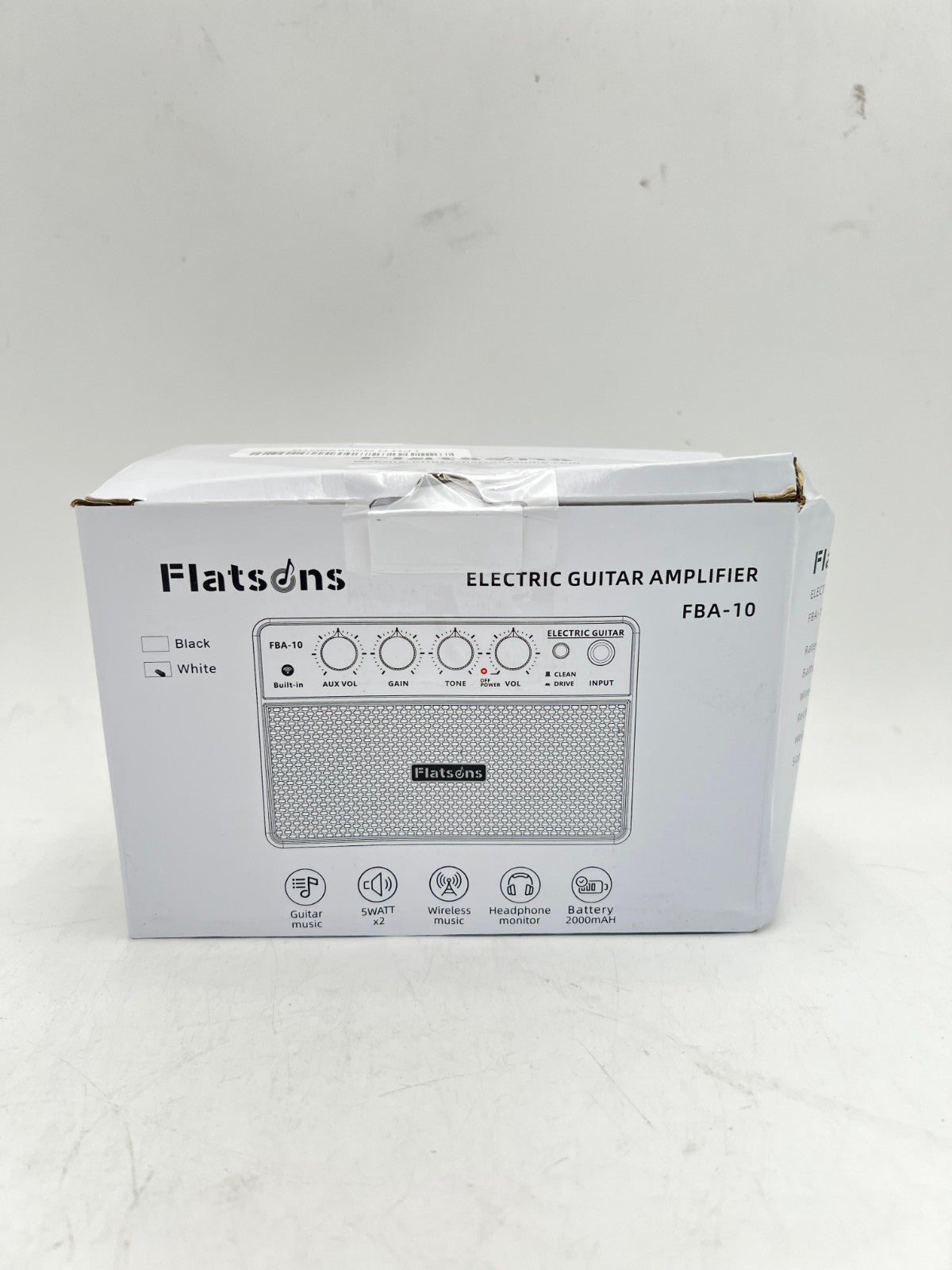 FBA-10 Guitar Amp, 10W Mini Electric Guitar Amplifier with Clean/Drive Channel