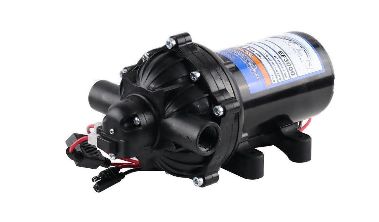 Everflo FBA_EF-3000-BOX EF3000 Diaphragm/Demand Water Transfer Pump 3.0 GPM 12V