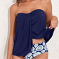 Tempt Me Two Piece Tankini Bathing Suits Women Halter Bandeau Size/X-large