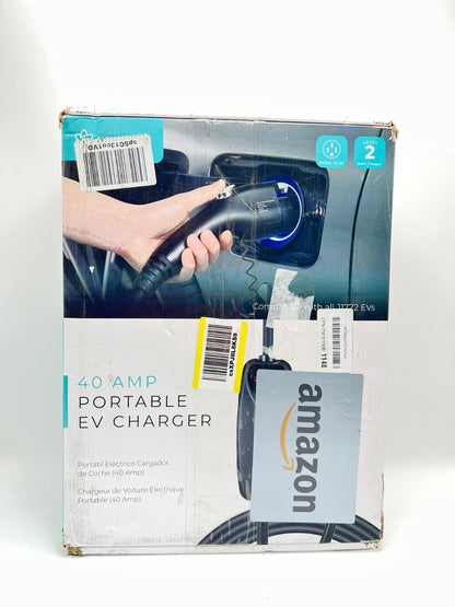 Lectron Level 2 EV Charger - ETL Certified, 240V, 40 Amp, NEMA 14-50 Plug, 16 ft