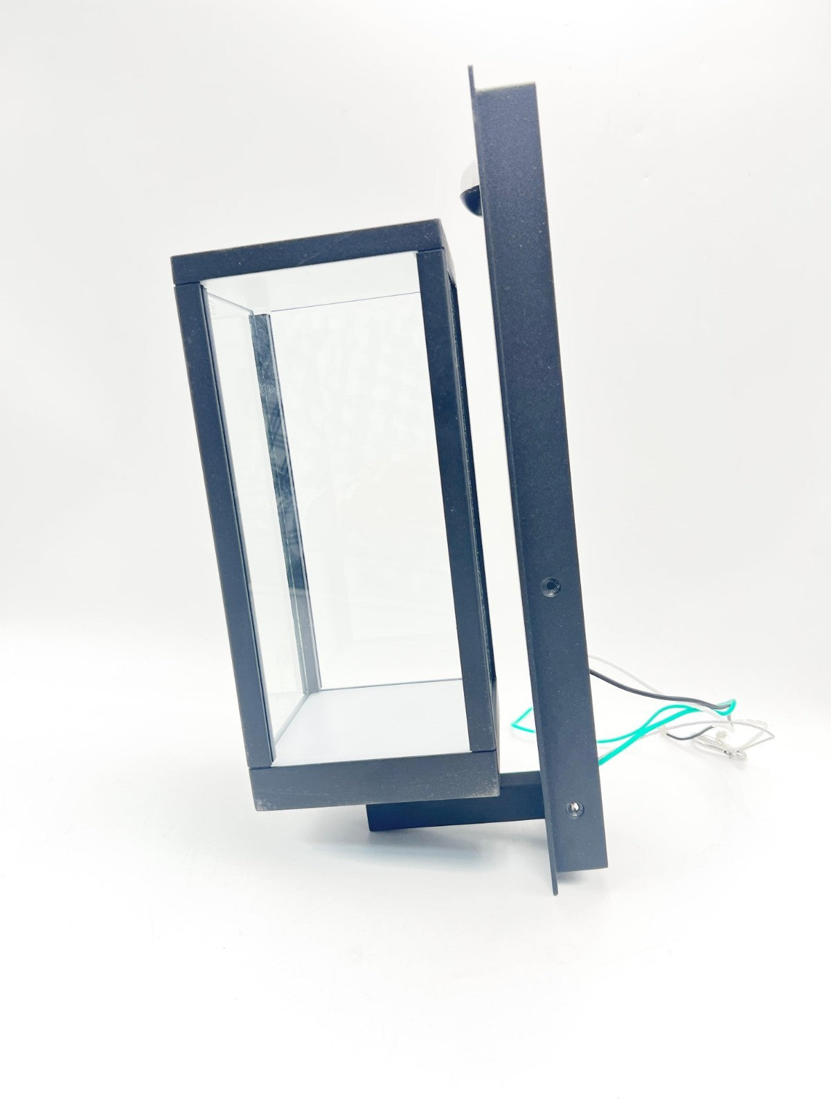 Modern Motion Sensor Outdoor Wall Light Sconce with Glass, 850LM LED, IP65 Water